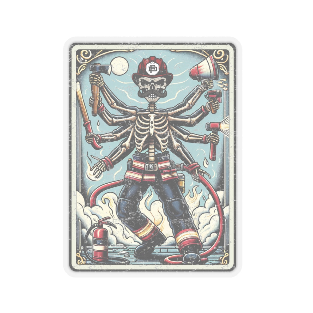 Mustache Tarot Stickers