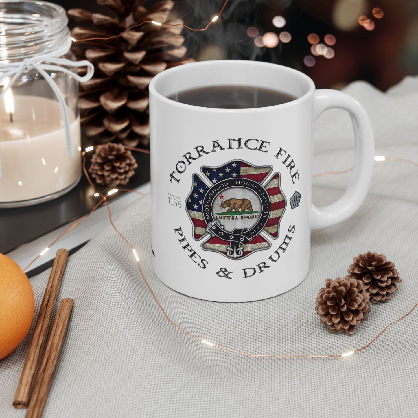 TFD Pipes and Drums Mug, (11oz, 15oz)