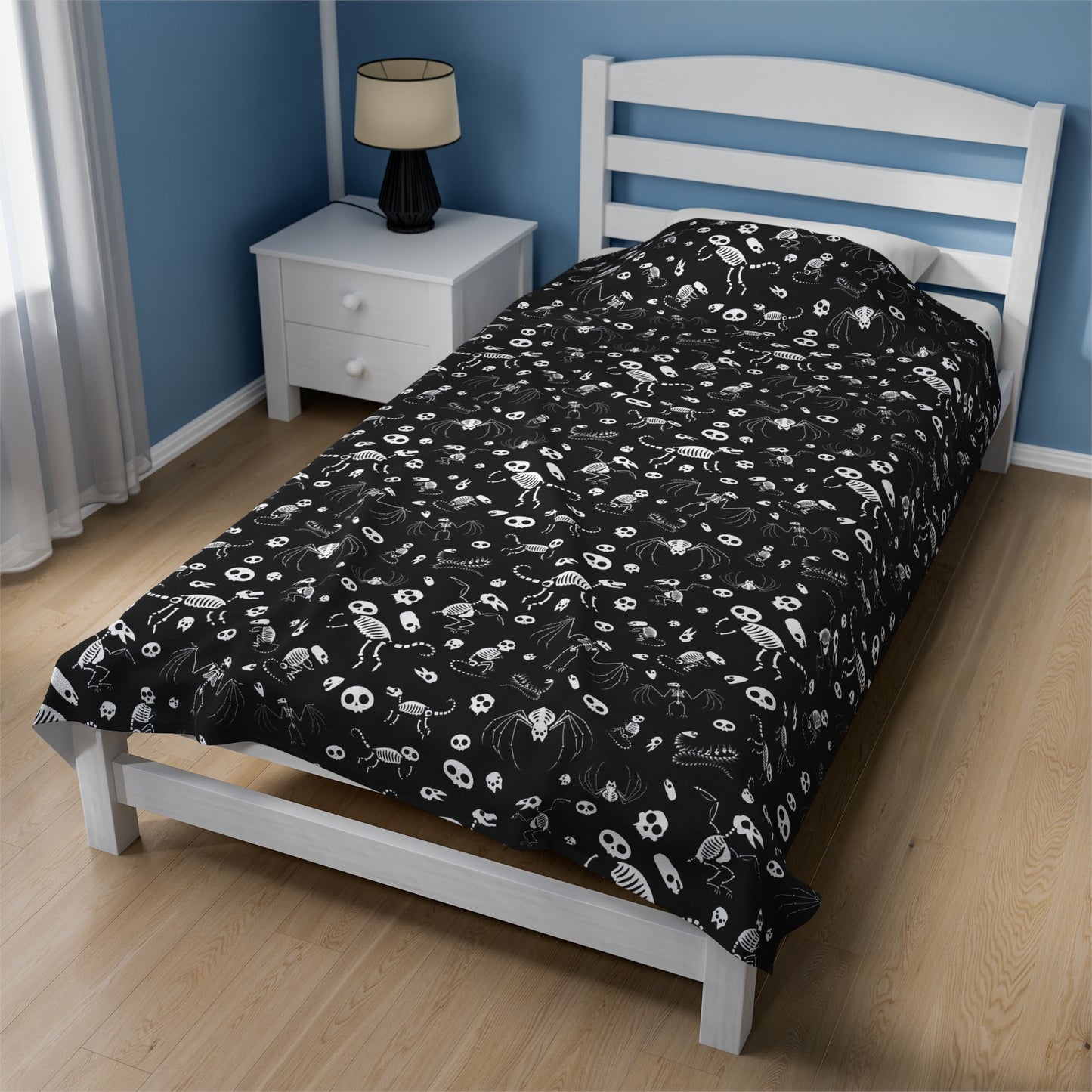 Halloween Skeleton Plush Blanket