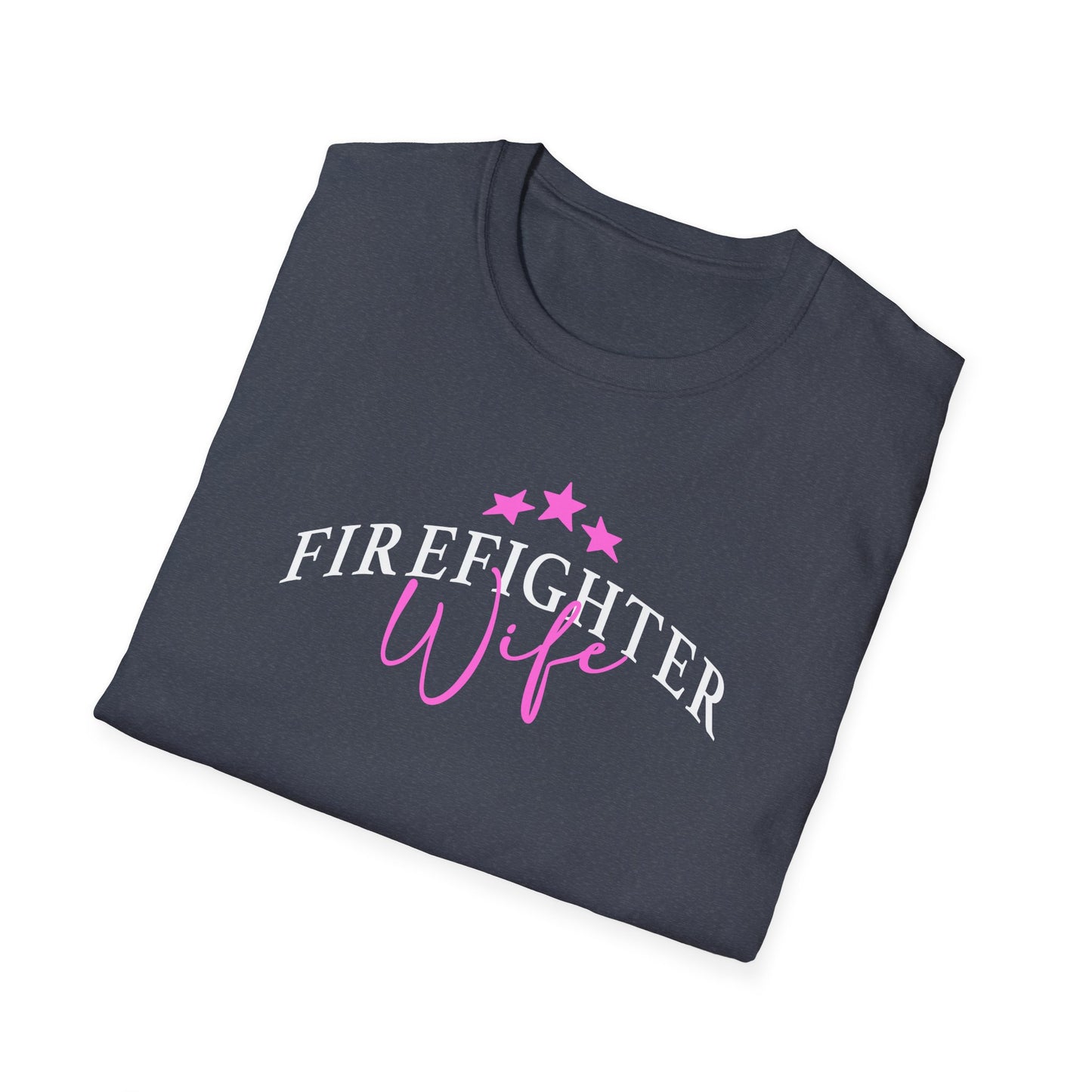 Pink Firefighter Wife T-Shirt