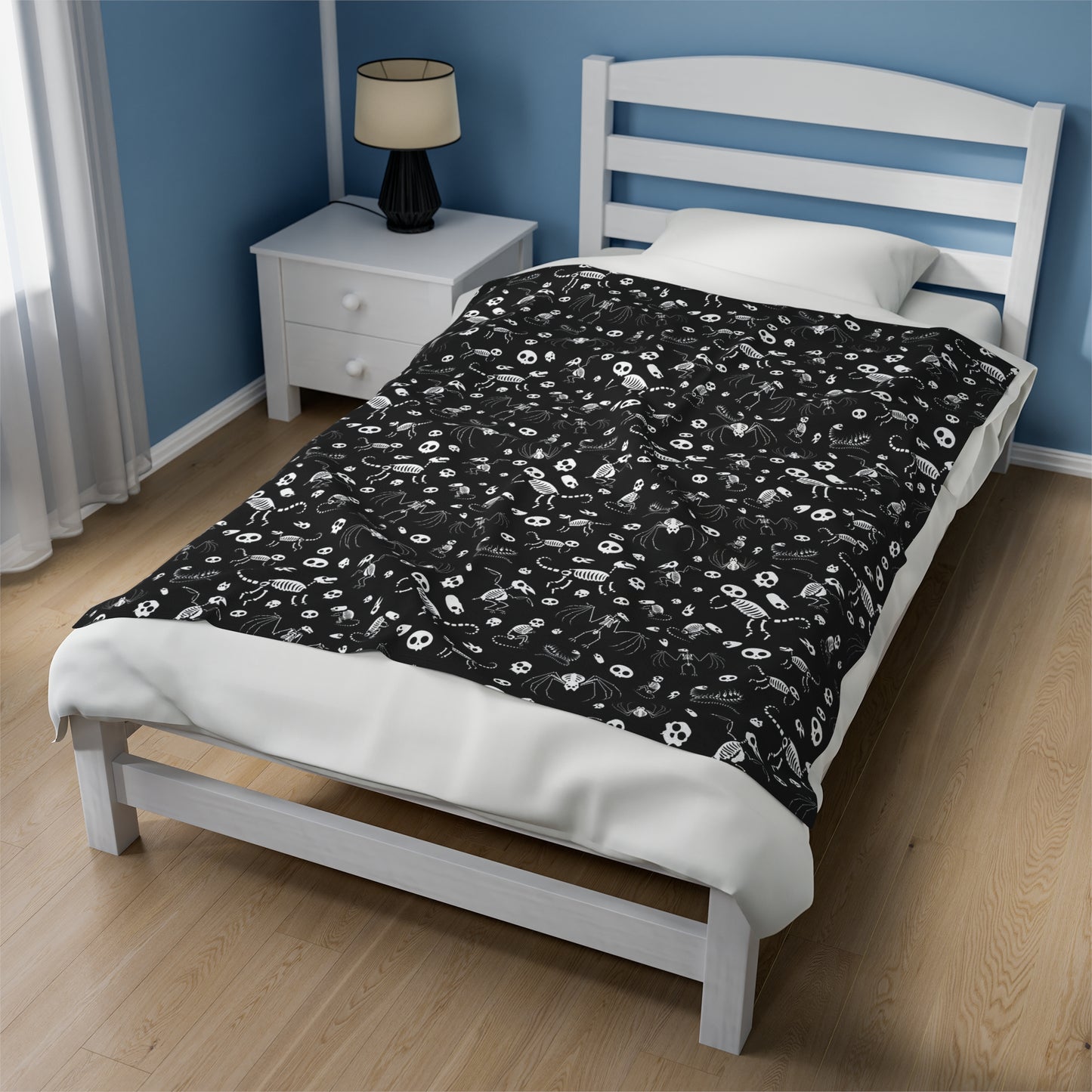 Halloween Skeleton Plush Blanket