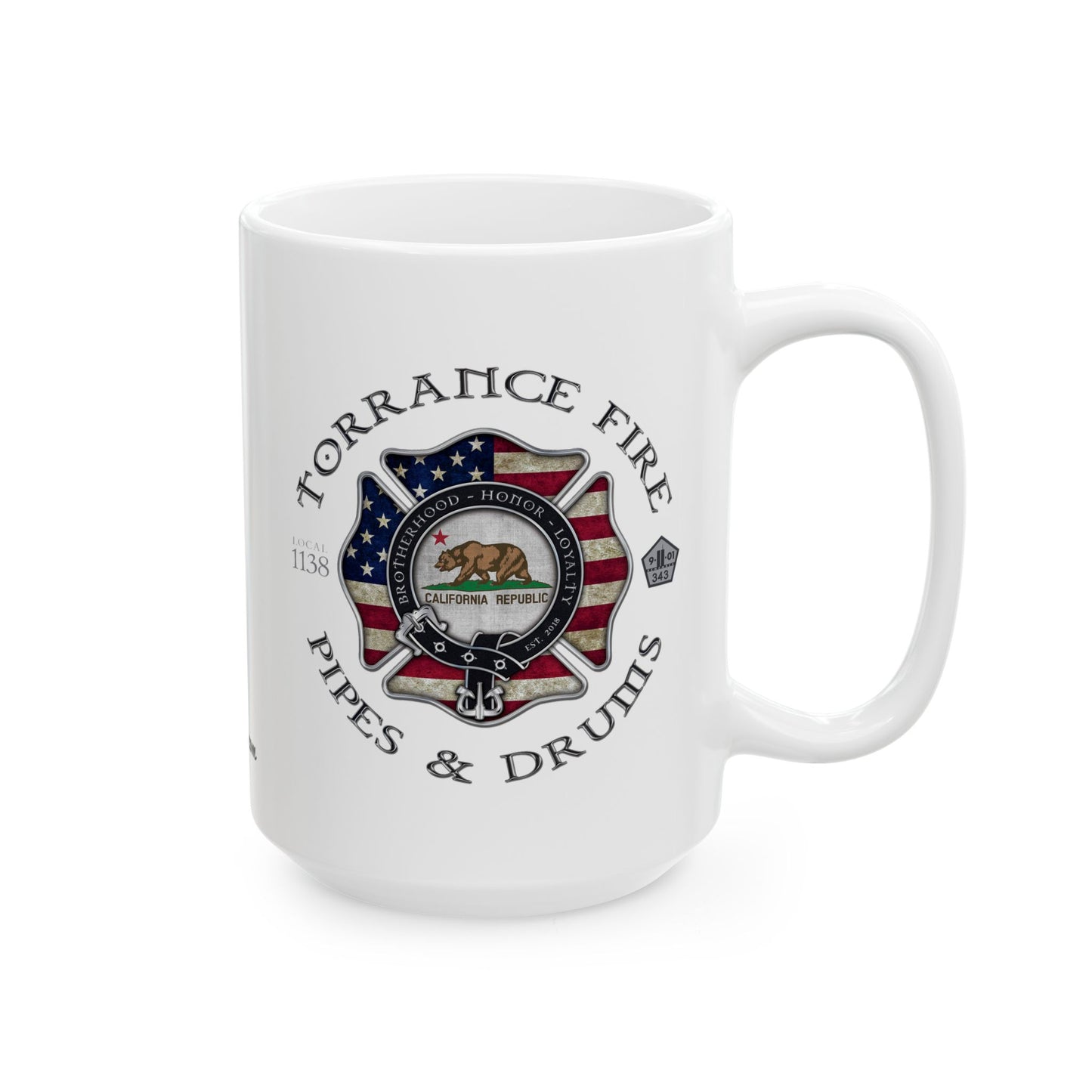TFD Pipes and Drums Mug, (11oz, 15oz)