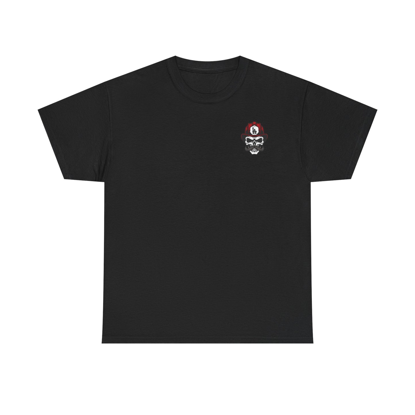 LA Firefighter Skull Graphic Tee