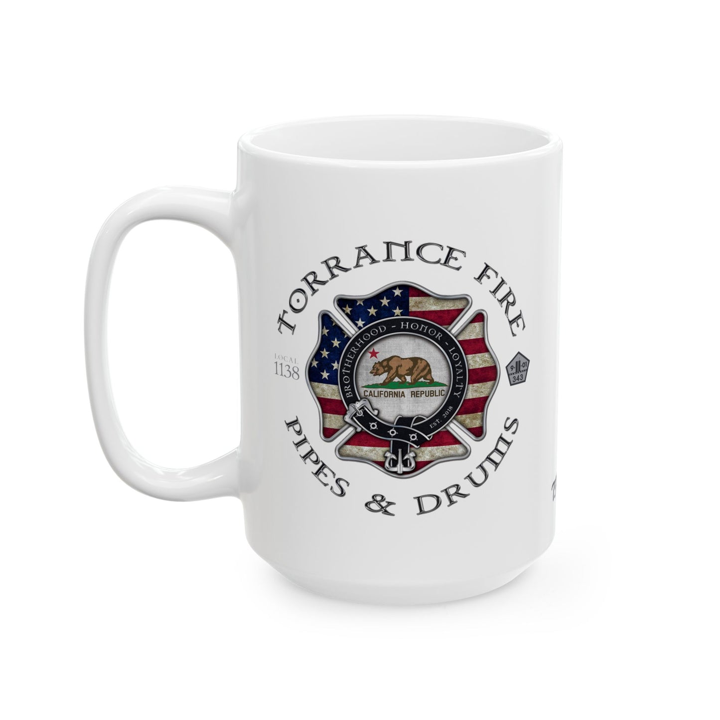 TFD Pipes and Drums Mug, (11oz, 15oz)