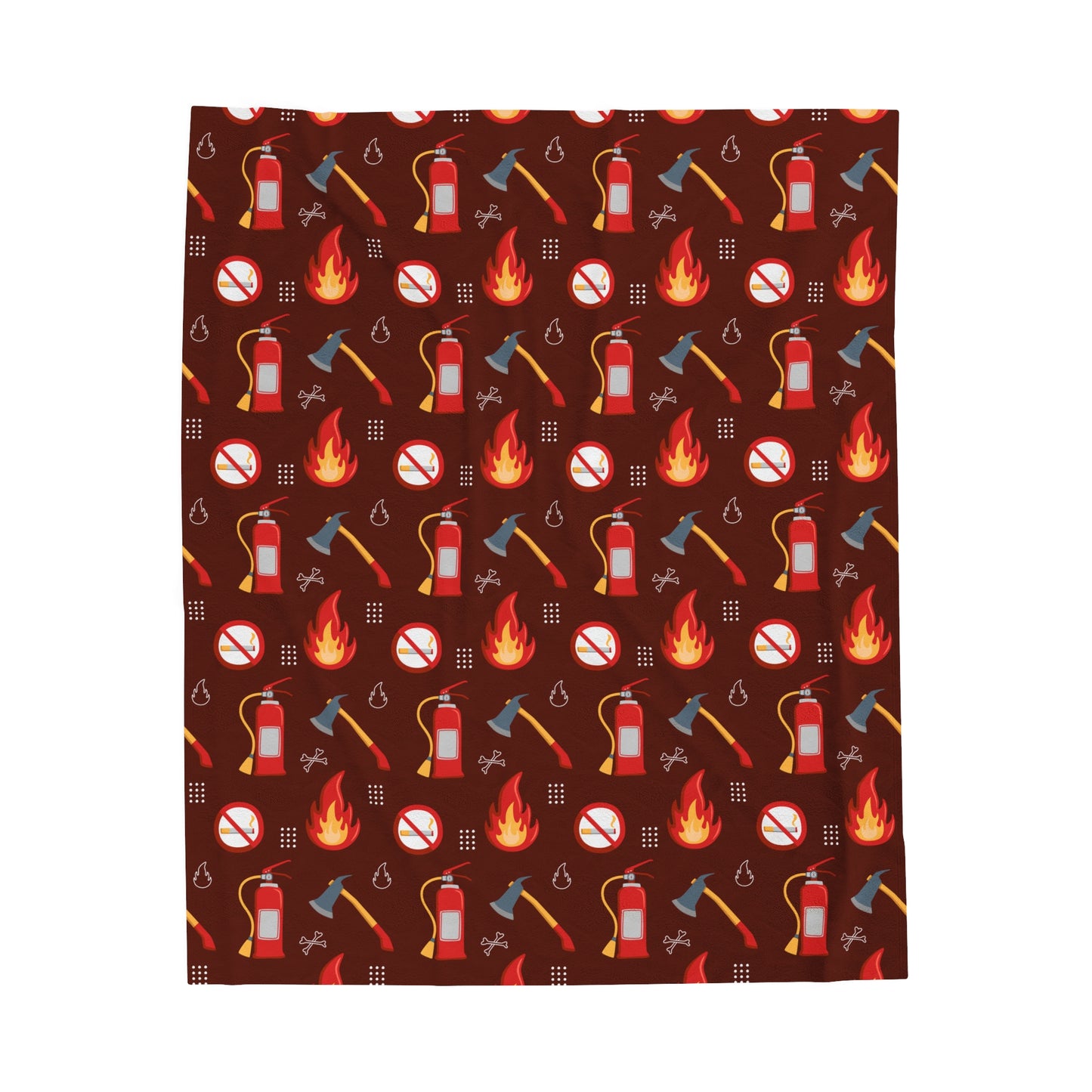 Junior Firefighter - Design C - Plush Blanket