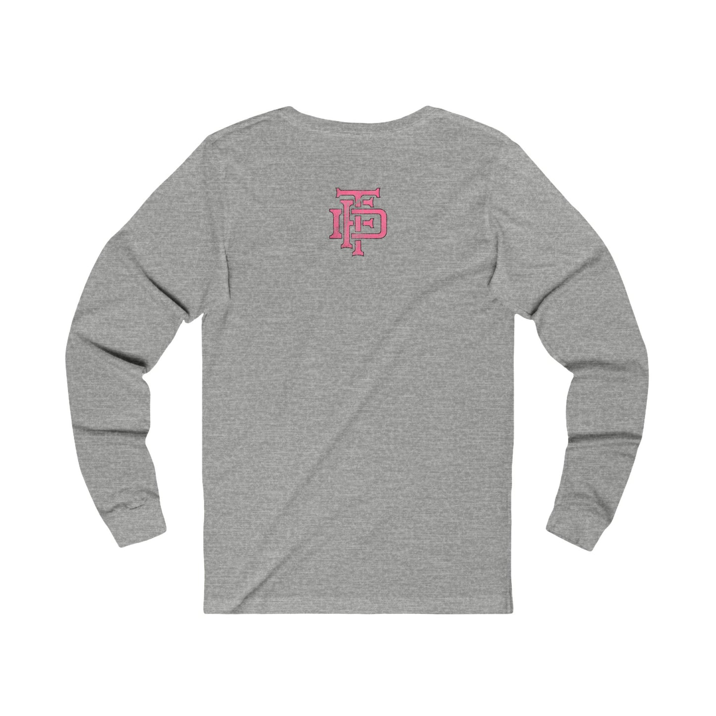 Pink Firefighter Wife Long Sleeve Tee