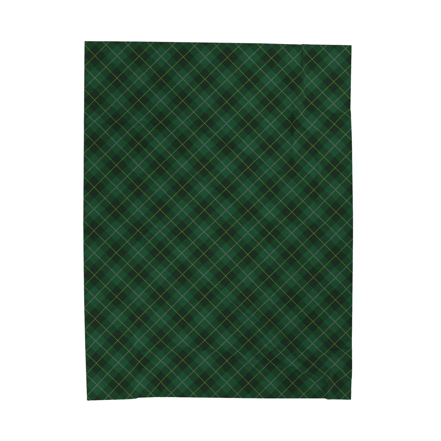 Firefighter Tartan Plush Blanket