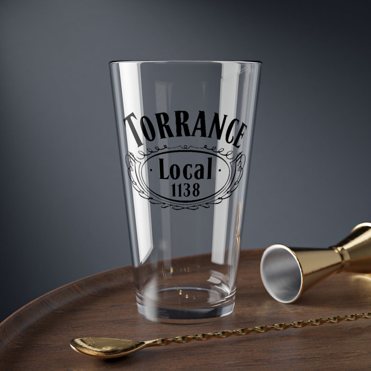 TFD JD Style Pint Glass, 16oz