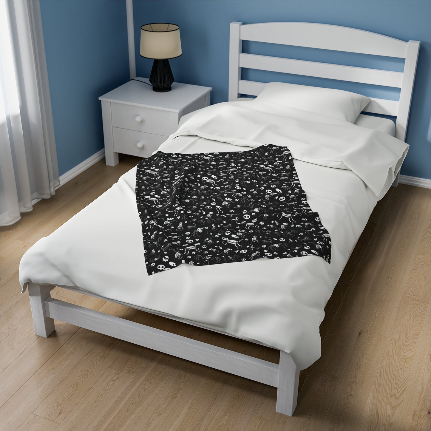 Halloween Skeleton Plush Blanket