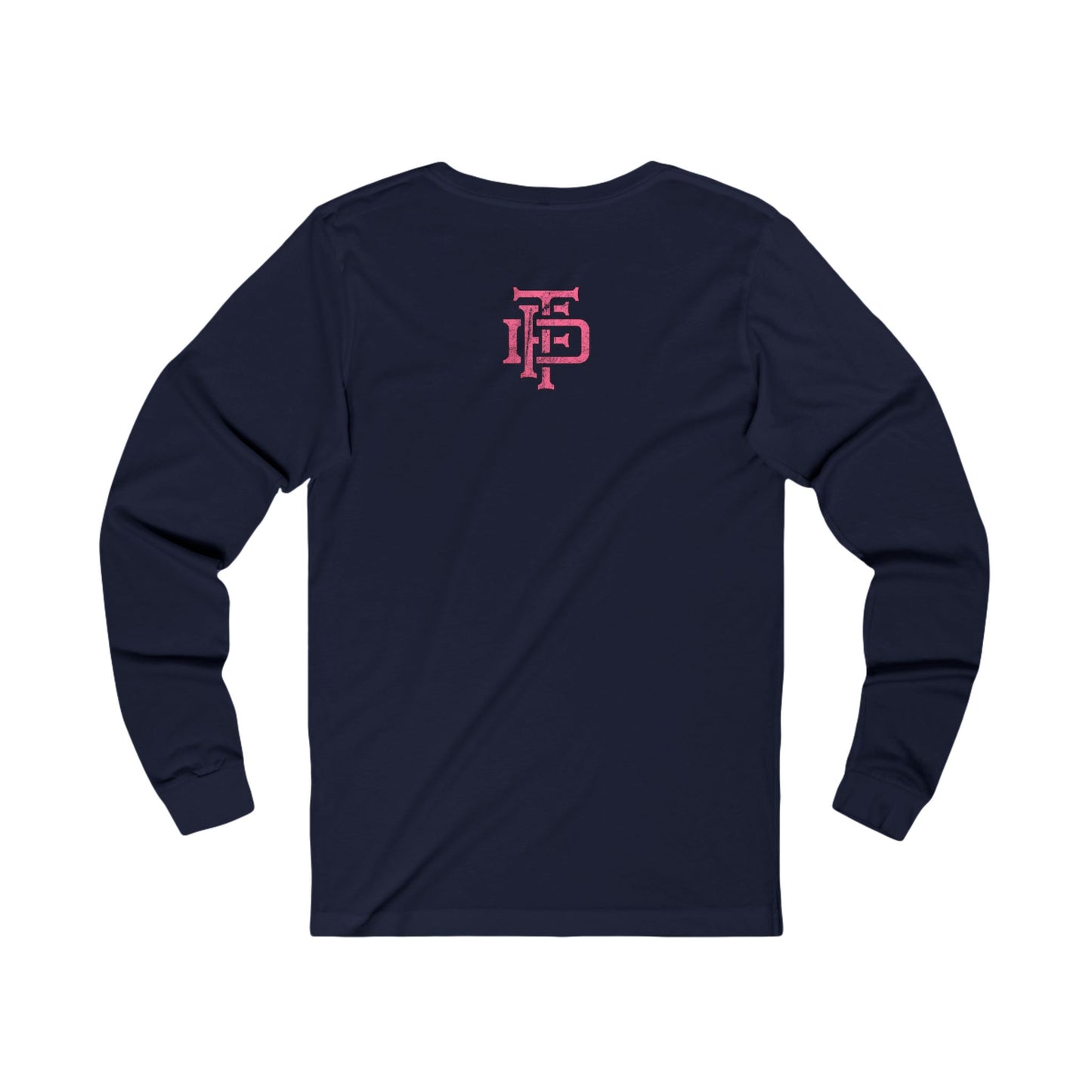Pink Firefighter Wife Long Sleeve Tee