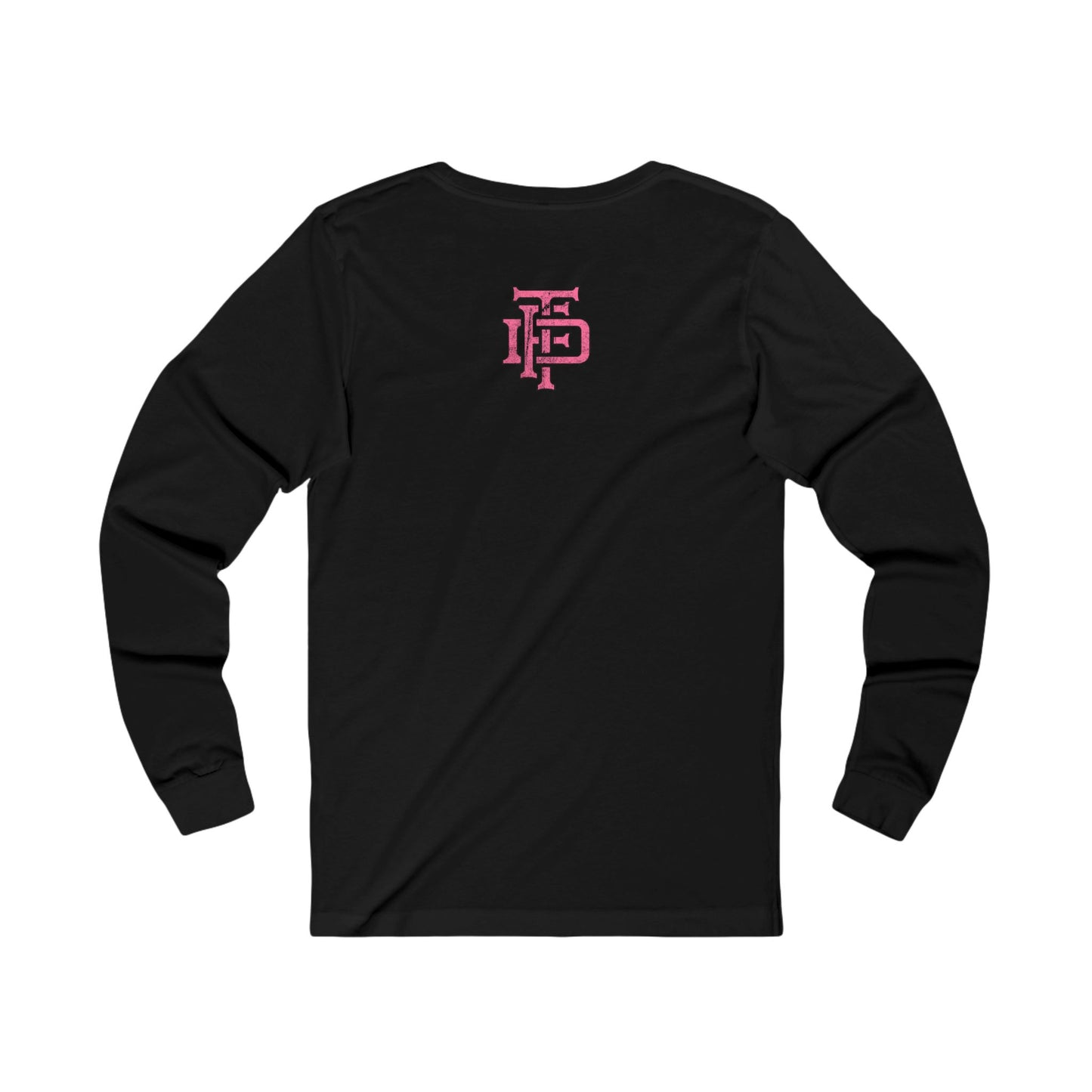 Pink Firefighter Wife Long Sleeve Tee