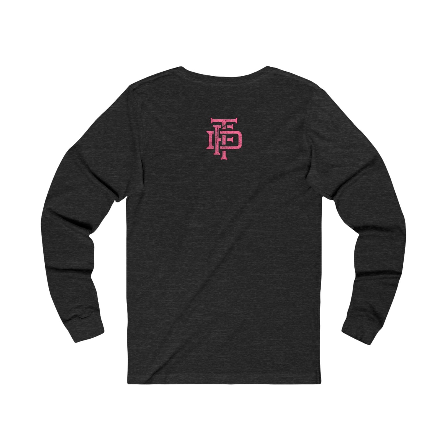 Pink Firefighter Wife Long Sleeve Tee