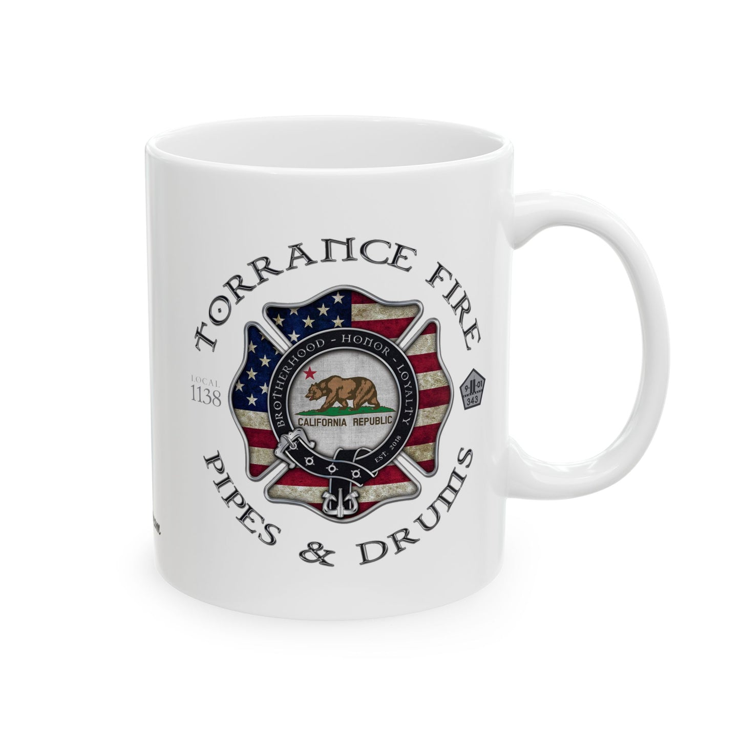 TFD Pipes and Drums Mug, (11oz, 15oz)