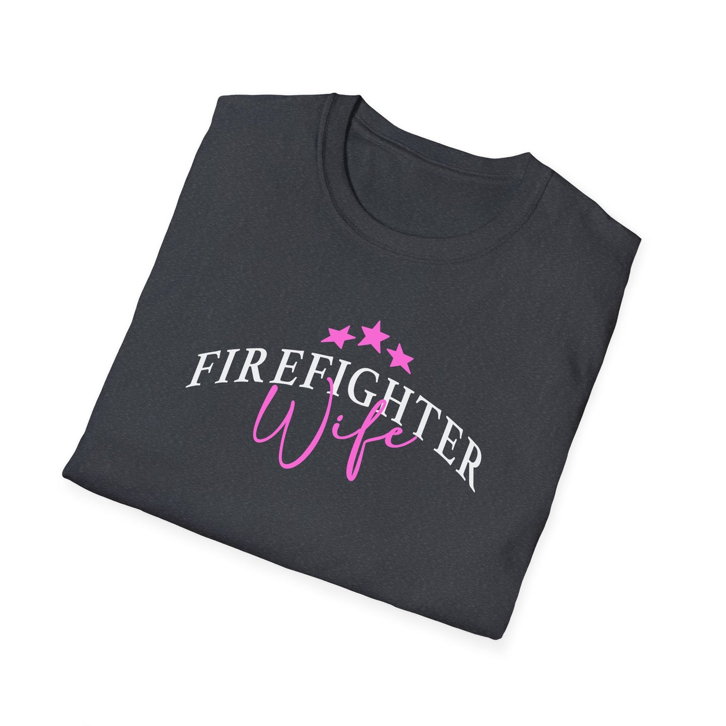 Pink Firefighter Wife T-Shirt