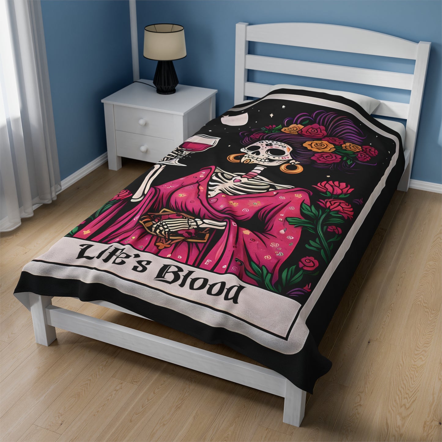 Life's Blood Plush Blanket