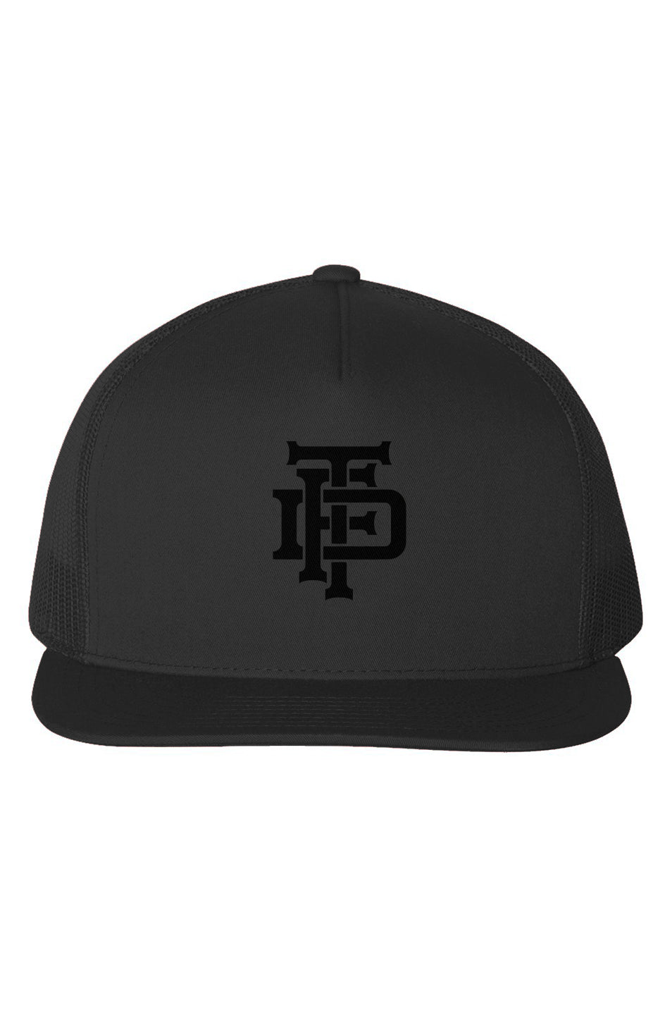 Black TFD Scramble - Five-Panel Trucker Caps