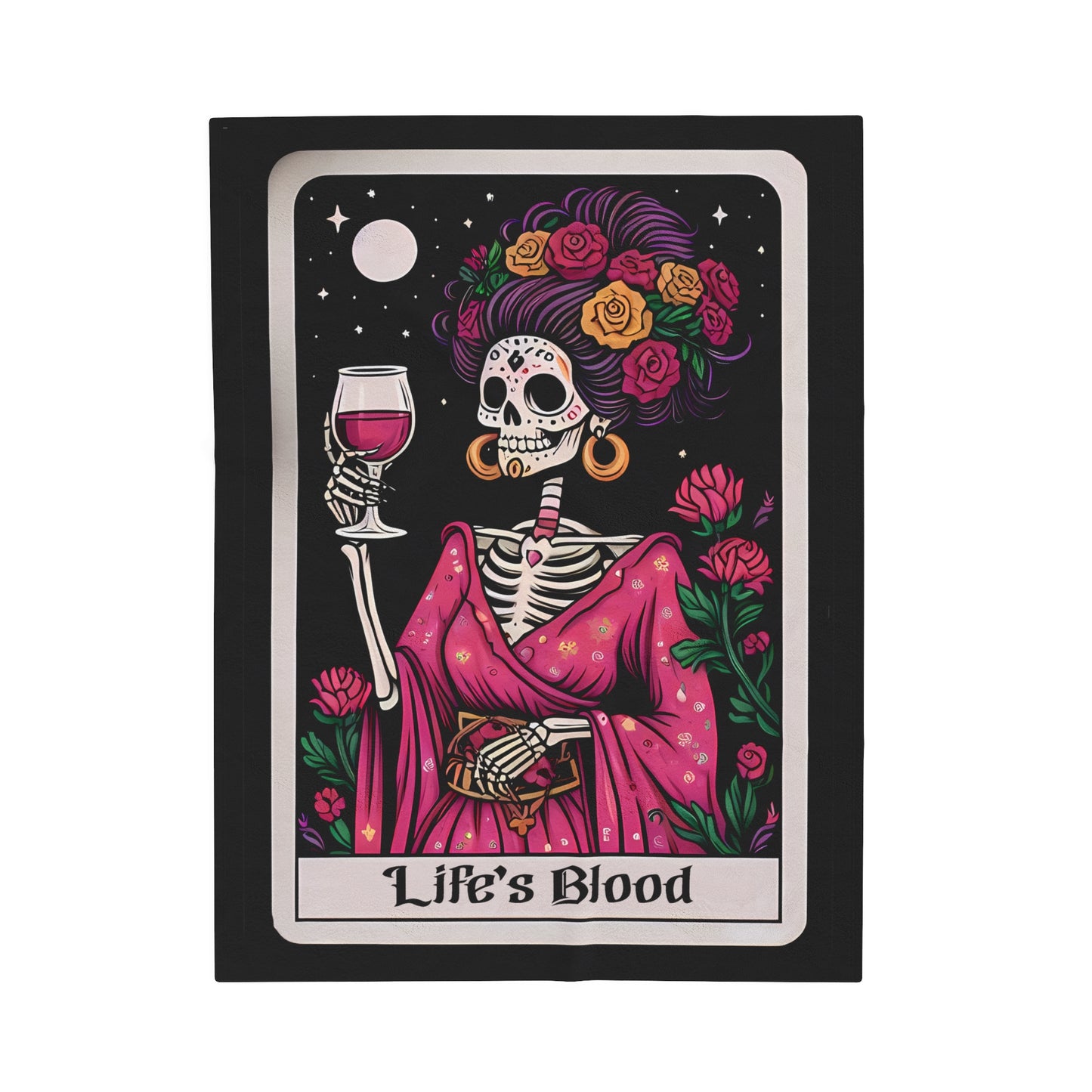 Life's Blood Plush Blanket