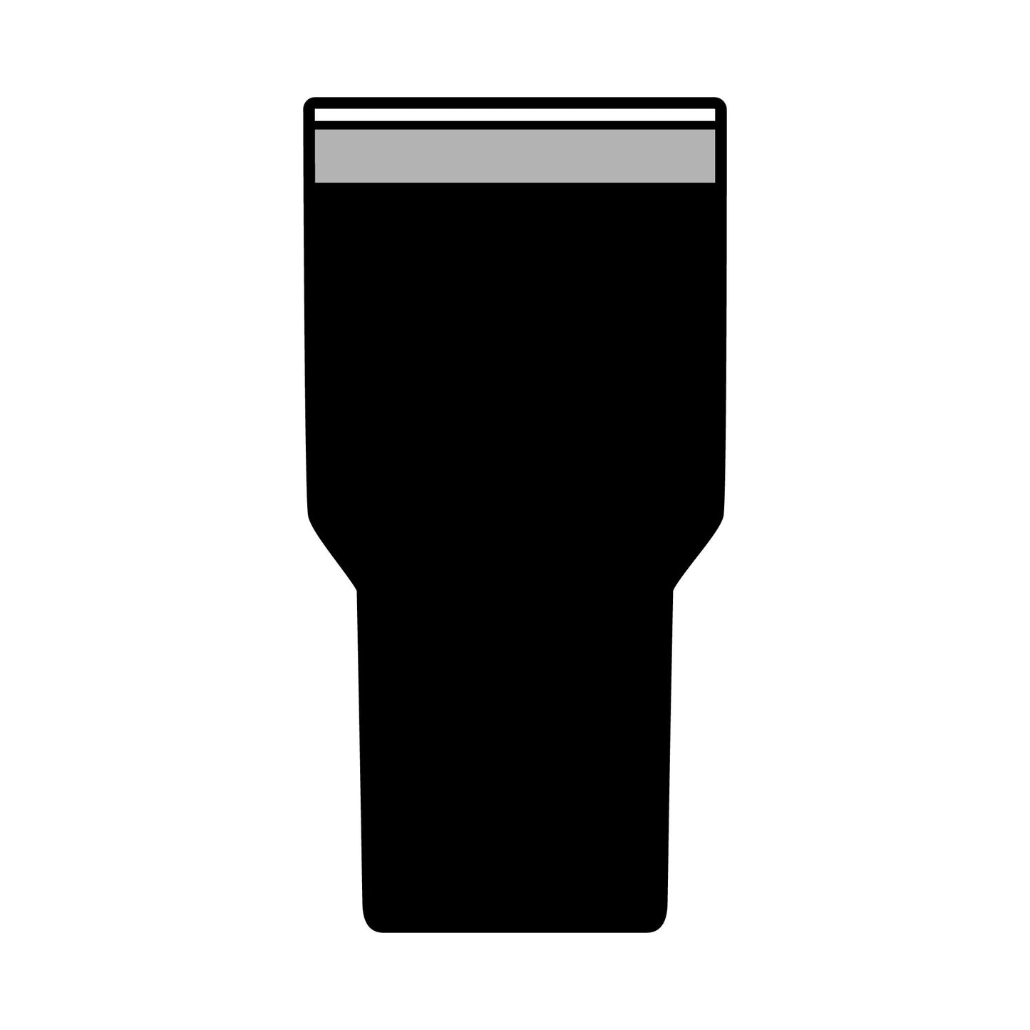 Mustache Insulated Tumbler, 30oz