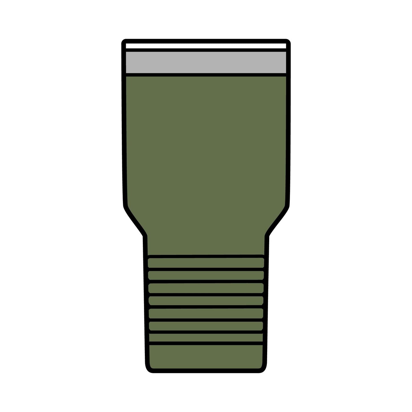 Mustache Insulated Tumbler, 30oz