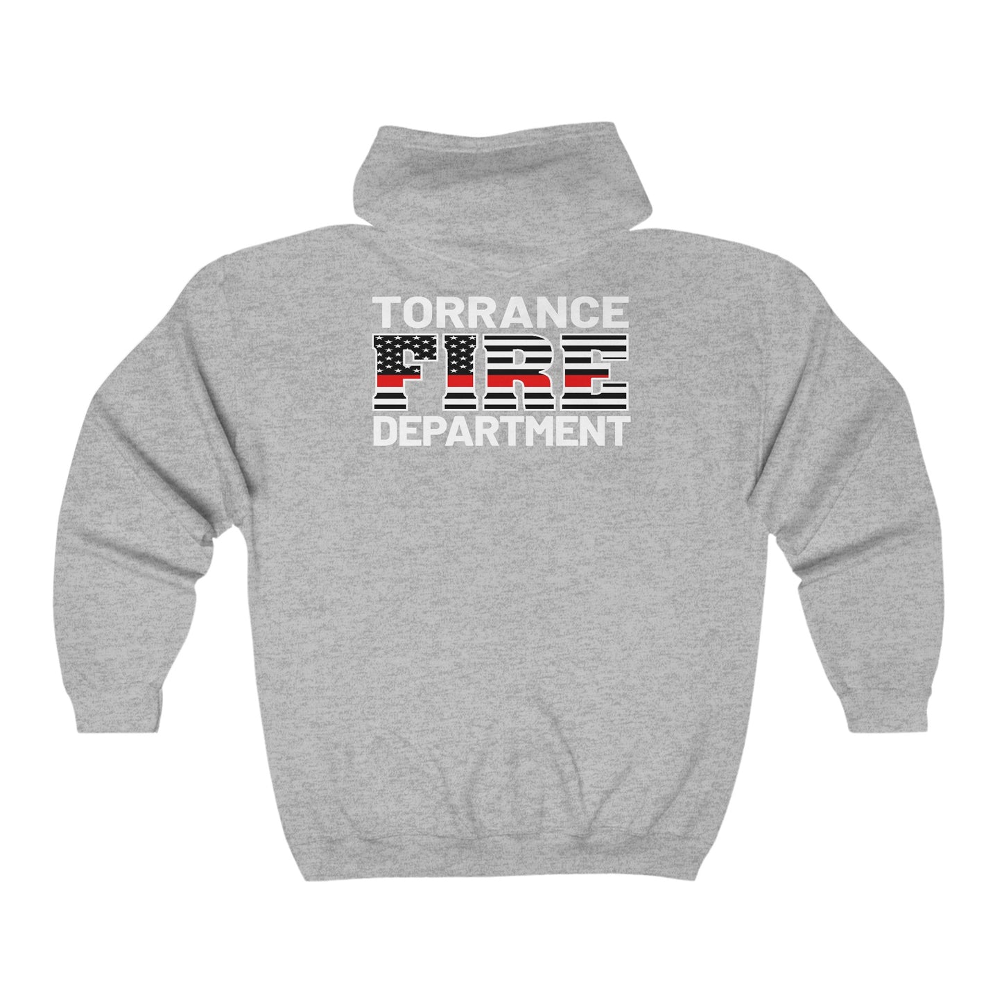 Thin Red Line - Full Zip Hooded Sweatshirt