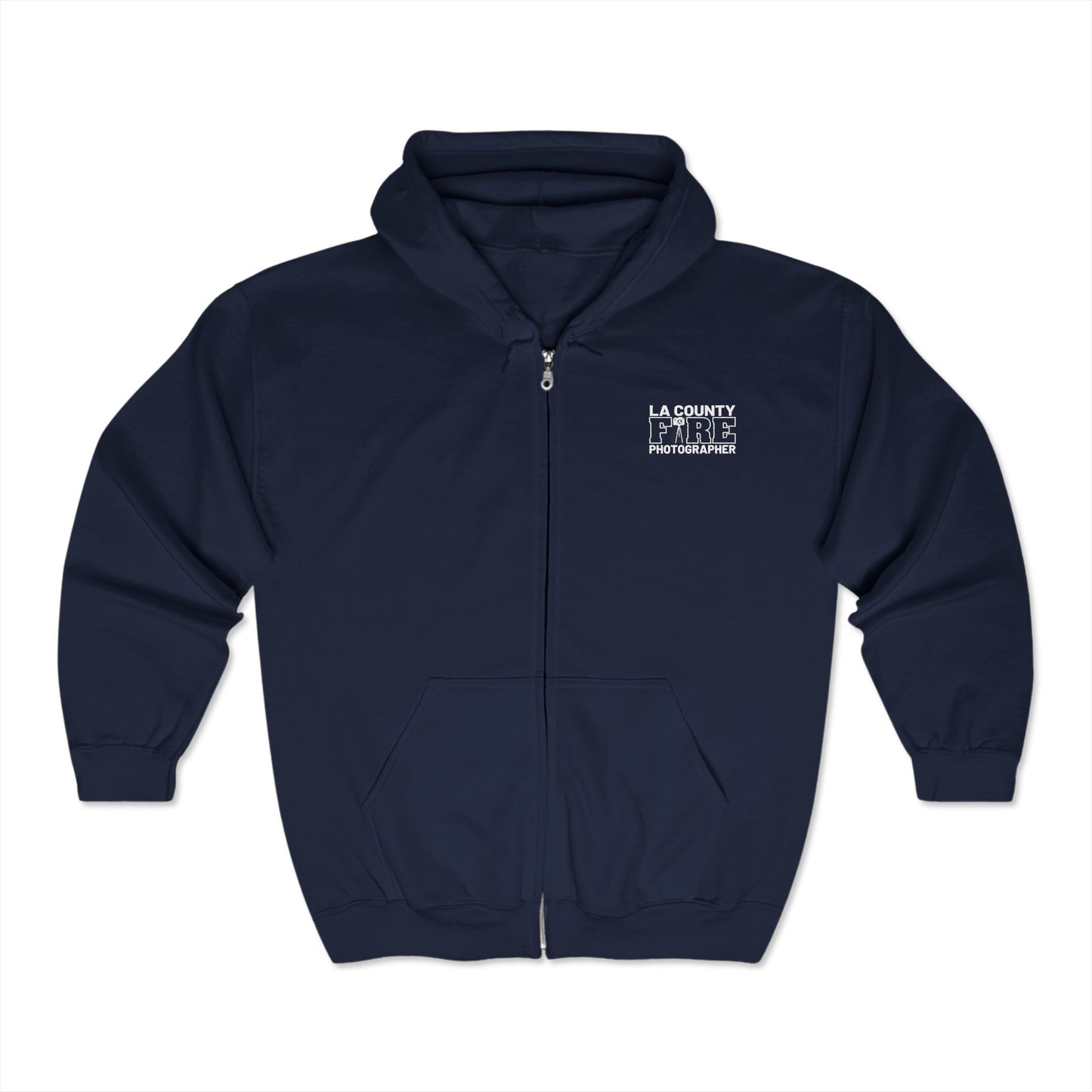 LA County Full Zip Hooded Sweatshirt