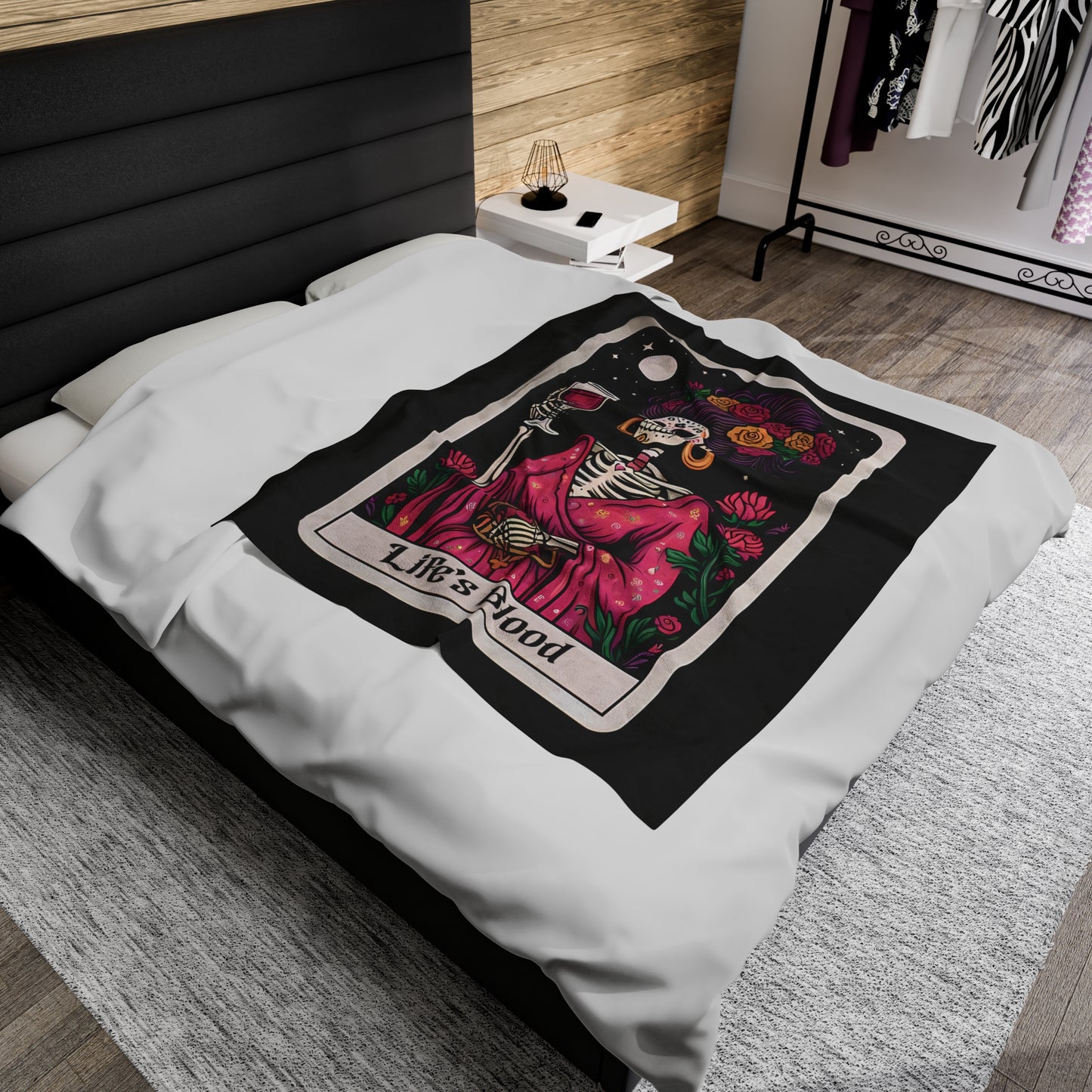 Life's Blood Plush Blanket