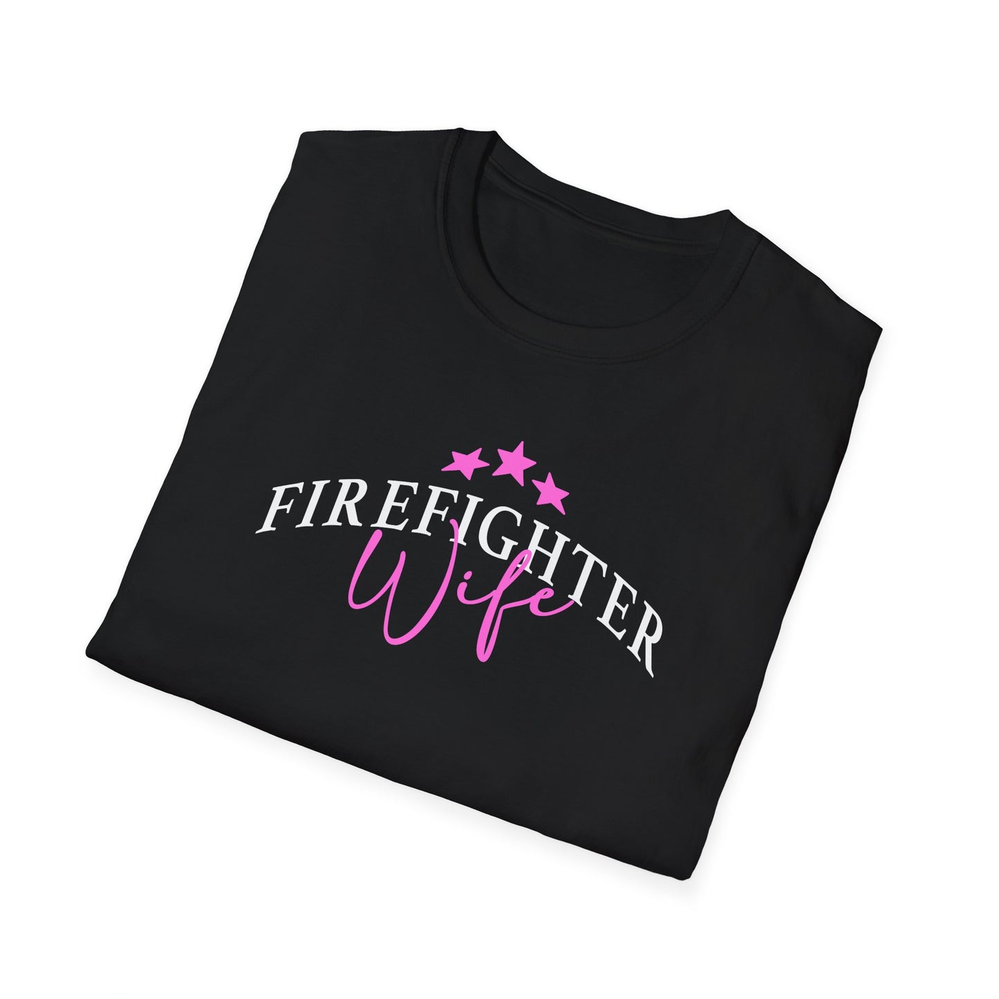 Pink Firefighter Wife T-Shirt