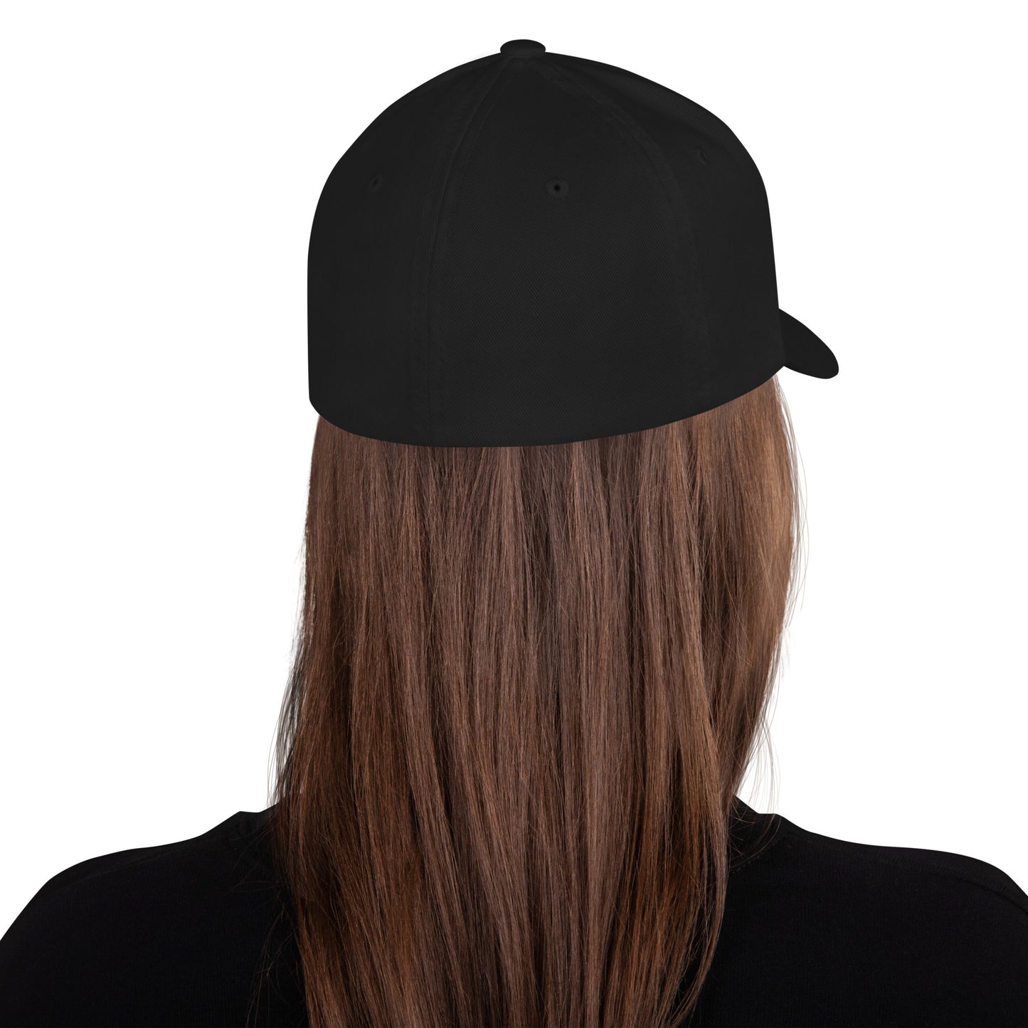 1138 Flag Flex Fit Black/Blue Hat