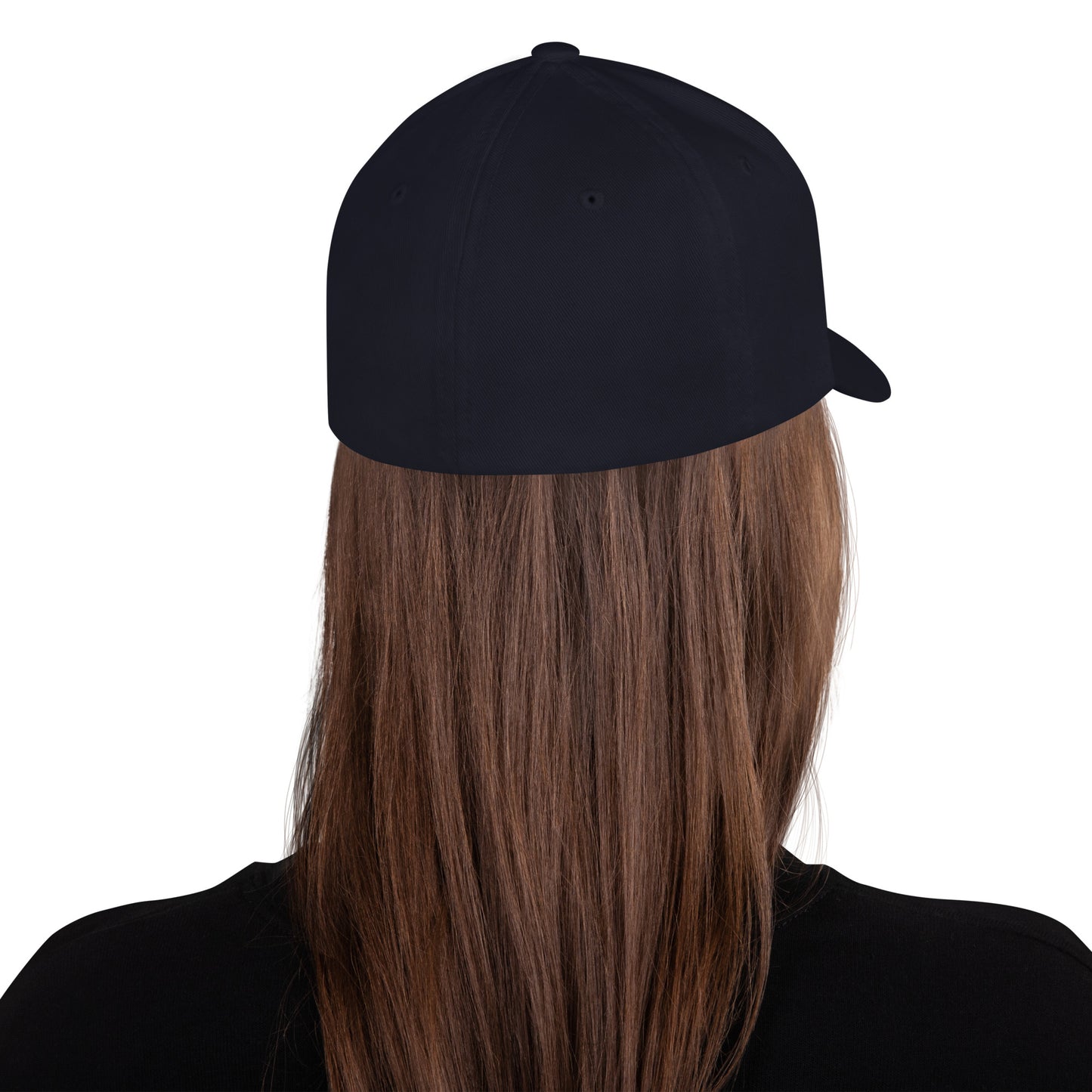 1138 Flag Flex Fit Black/Blue Hat