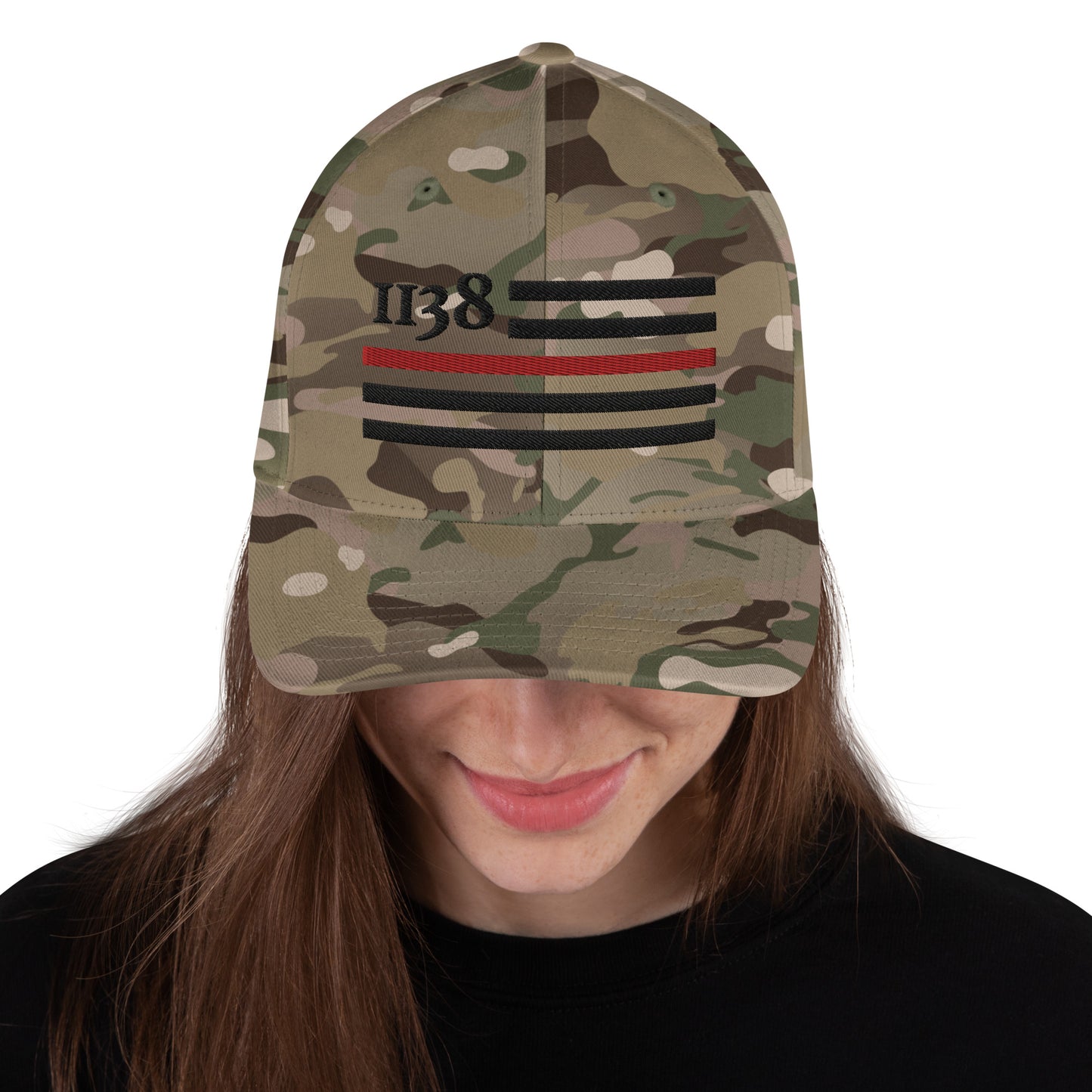 1138 Flag Flex Fit Camo Hat