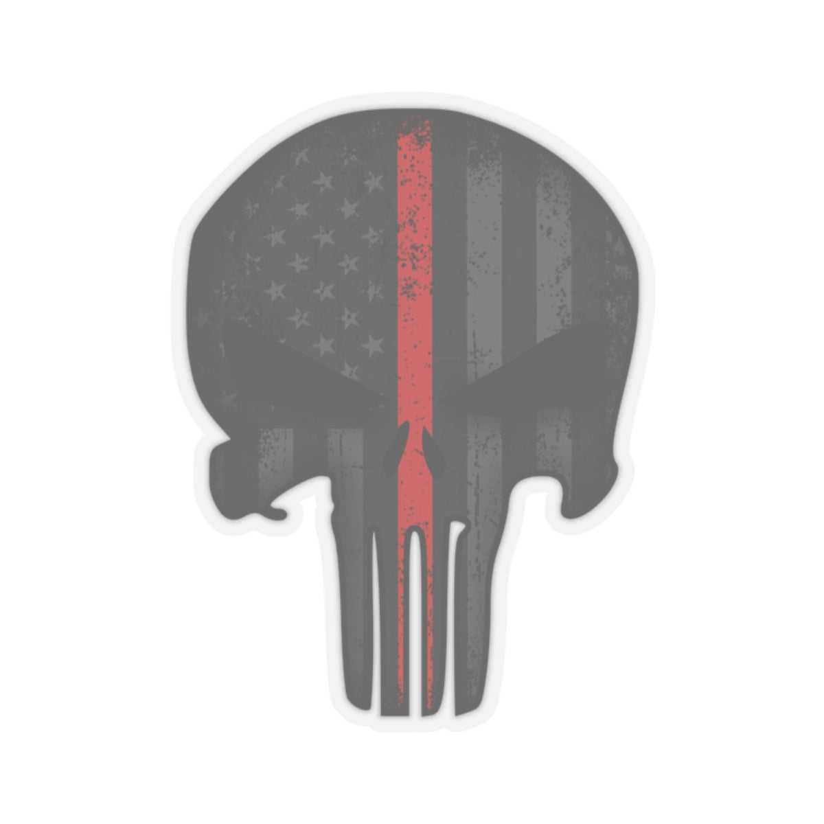 Punisher Red  Stickers