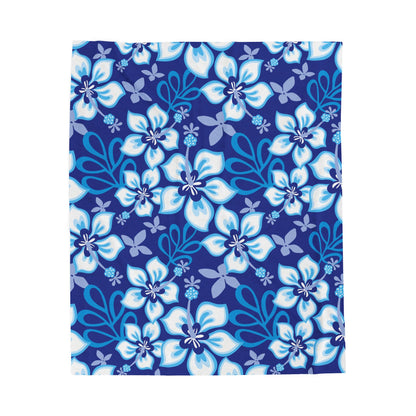 Floral Velveteen Plush Blanket - Cozy Home Decor