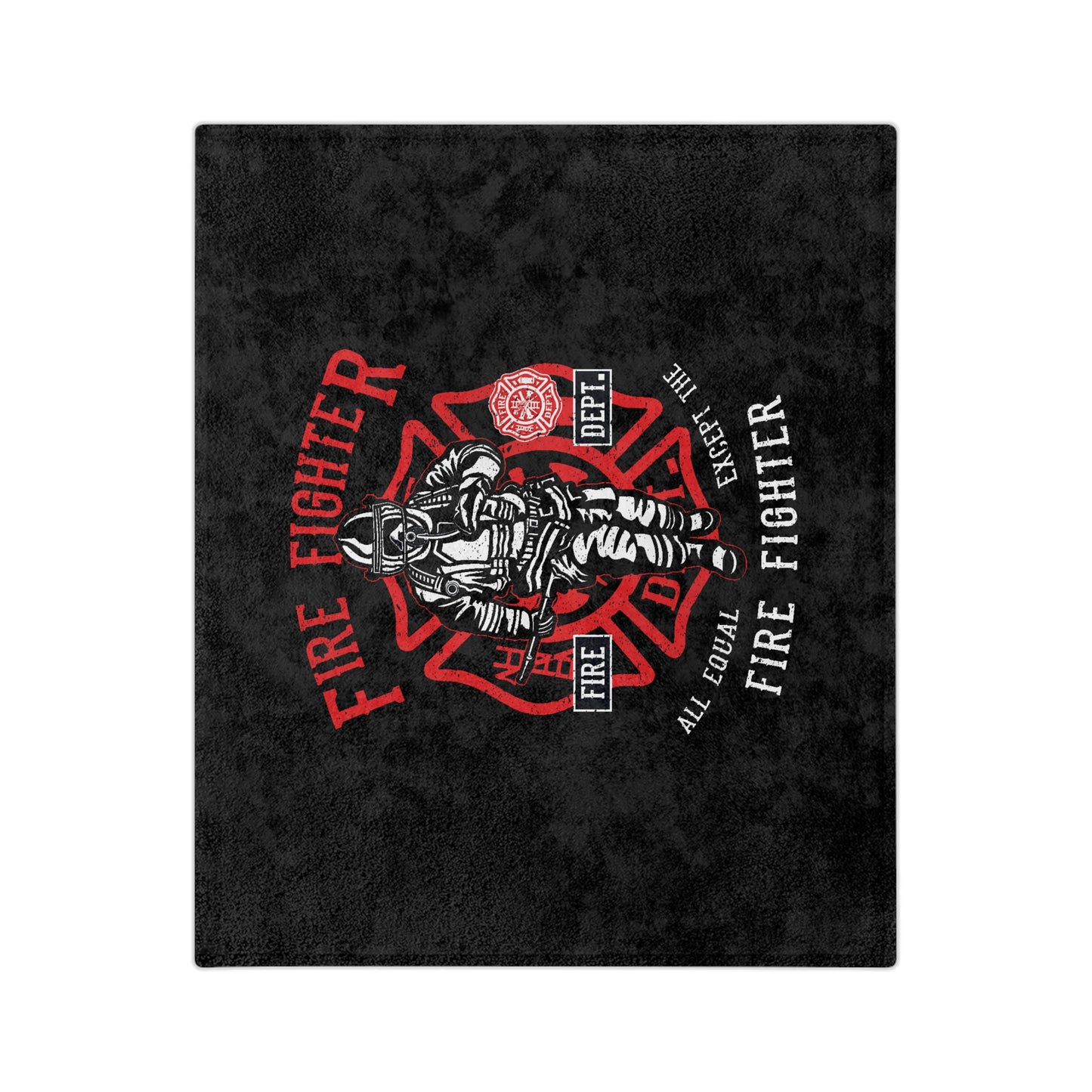 Fire Fighter  Microfiber Blanket