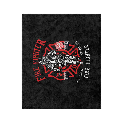 Fire Fighter  Microfiber Blanket