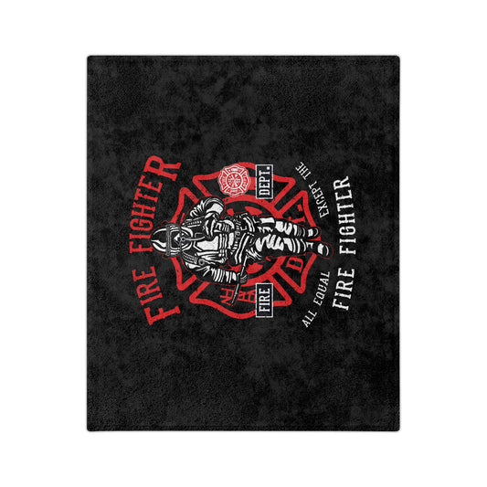 Fire Fighter  Microfiber Blanket