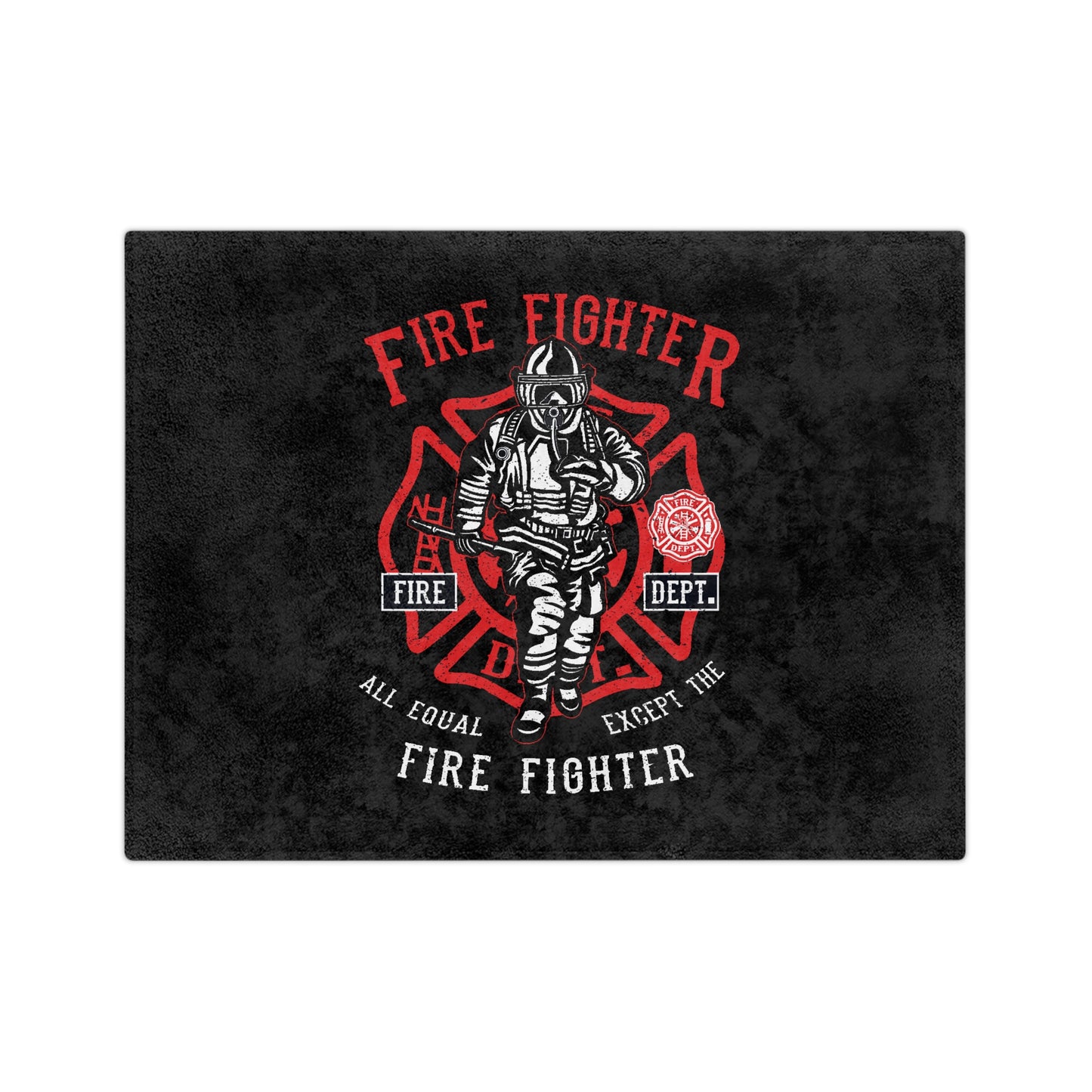 Fire Fighter  Microfiber Blanket