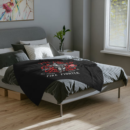 Fire Fighter  Microfiber Blanket