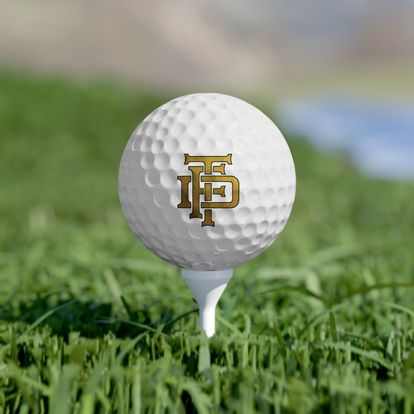 TFD Goldleaf Scramble Golf Balls, 6pcs