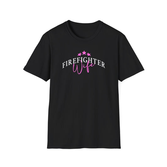 Pink Firefighter Wife T-Shirt