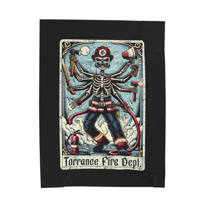 Mustache Tarot Blanket