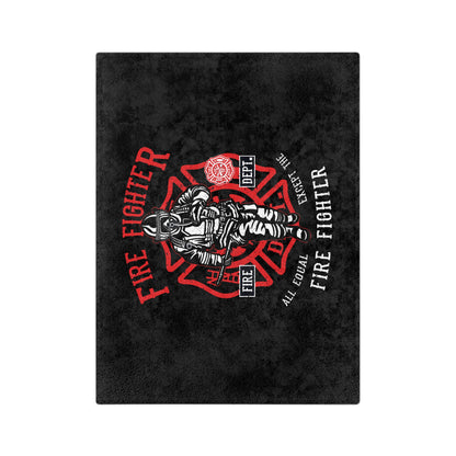 Fire Fighter  Microfiber Blanket