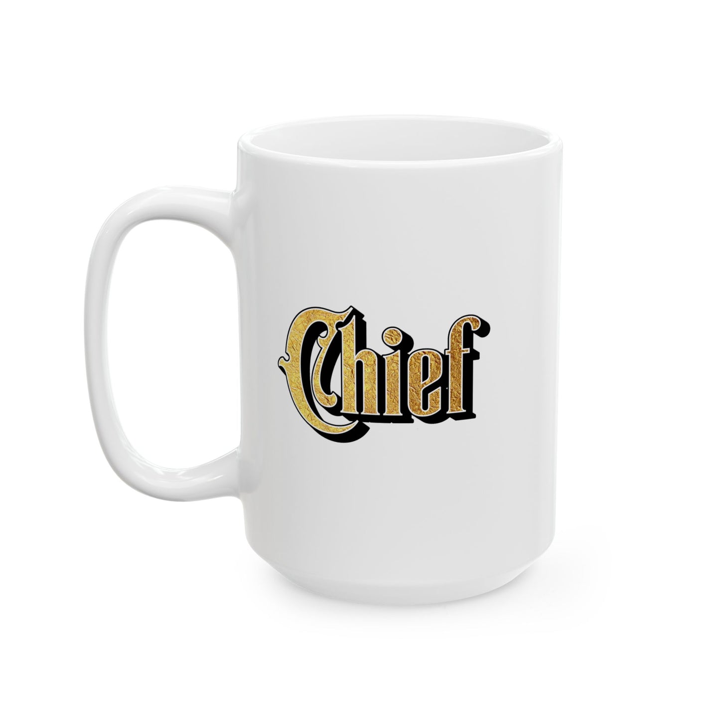 Chief Ceramic Mug, (11oz, 15oz)