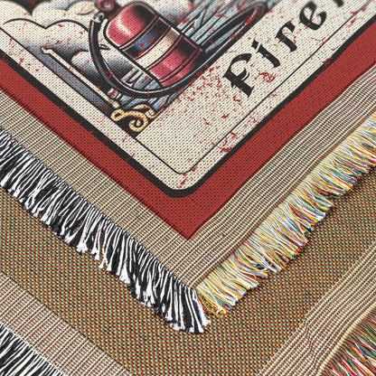Firefighter Tarot Card Blanket
